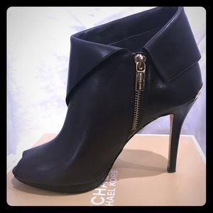 Authentic Michael Kors Kendra Open Toe Bootie